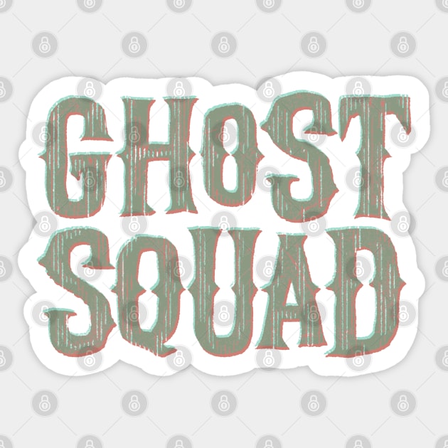 Ghost Squad! Sticker by annapeachey